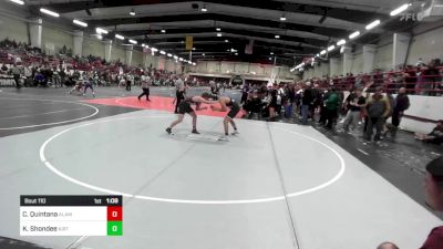 144 lbs Round Of 16 - Caleb Quintana, Alamosa vs Kaleb Shondee, Kirtland Broncos