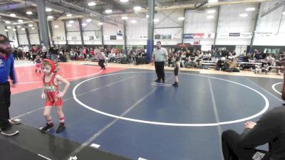 46 lbs Semifinal - Bentley Coberly, Lebanon Mat Club vs Knox Massey, Crater Mat Club