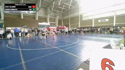 72 lbs Cons. Round 1 - Colt Allred, Bear River Wrestling Club vs Gavin Orrock, Hook Em W.C