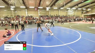 285 lbs Rr Rnd 1 - Tristan Valdez, Central High School vs Ivan Solis, NM Royalty