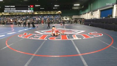 126 lbs Round Of 128 - Yusuf Uribe, TX vs Dennis Bruin, VA