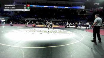 190 lbs Semifinal - Noah Daniels, Sheldon vs Brady Wight, Vacaville