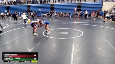 132 lbs Round 4 - Kingston Loften, Grand Island vs Izayah Plunk, North Platte