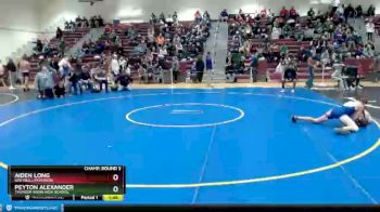 138 lbs Champ. Round 3 - Aiden Long, Greybull/Riverside vs Peyton Alexander, Thunder Basin High School