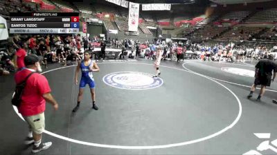 120 lbs Grant Langstaff, MDWA - Mount Diablo Wrestling Association vs Santos Tizoc, SCVWA - Santa Clara Valley Wrestling Association