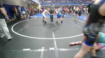 110 lbs Round Of 16 - Asher Emmons, Dark Cloud Wrestling Club vs Jaxson Russell, Salina Wrestling Club