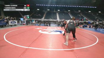 4A-285 lbs Semifinal - Landon Smith, Kelly Walsh vs Daniel Clawson, Riverton