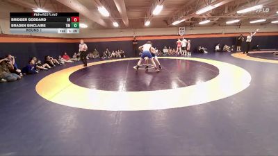 131-138 lbs Round 1 - Bridger Goddard, Salem Hills vs Braden Sinclaire, Timpview