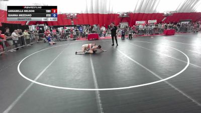 135 lbs Quarters - Annabella Nelson, Trophy Hunters Wrestling Club vs Gianna Mezzano, Beat The Streets Chicago