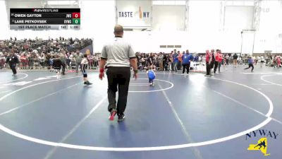 71 lbs 1st Place Match - Owen Gayton, Journeymen Wrestling Club vs Lane Petkovsek, Dolgeville Youth Wrestling Club