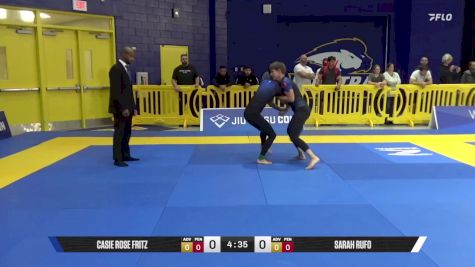 Sarah Rufo vs Casie Rose Fritz 2025 Pan IBJJF Jiu-Jitsu No-Gi Championship