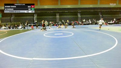 120 lbs Consi Of 8 #1 - Ayden Tokita, Skyline vs Aj Vargas, Crook County