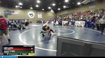 126 lbs Champ. Round 1 - Jeff Lopez, Clovis West vs Wyatt O`Neil, Cabrillo