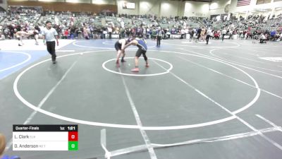 190 lbs Quarterfinal - Logan Clark, Elk Grove Wr Acd vs Deqlan Anderson, No Team