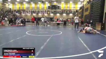 195 lbs 3rd Place Match - Vincenzo Lima, Big Game Wrestling Club vs Evan Franke, Pack732 Wrestling Academy