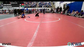 58 lbs Round Of 16 - Cade Makres, Vinita Kids Wrestling vs Elias Royster, Team Tulsa Wrestling Club