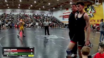 132 lbs Champ. Round 2 - Huggy Williams, Olentangy Liberty vs Brycen Swiger, Saint Ignatius