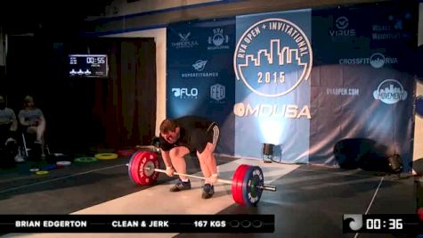 RVA Men's Invitational Brian Edgerton Cj 167 Kgs 2