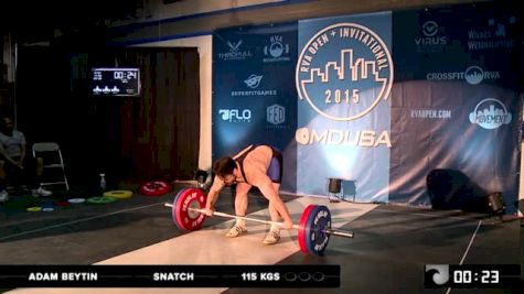RVA Men's Invitational Adam Beytin Snatch 115 Kgs