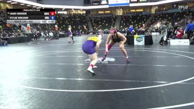 180 lbs Champ. Round 1 - Kylie Welker, Iowa vs Jade Herzer, Wisconsin Stevens Point