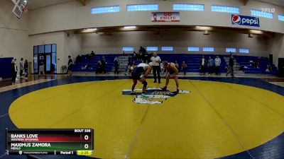 184 lbs Semifinal - Banks Love, Western Wyoming vs Maximus Zamora, Menlo