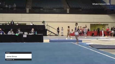 Jaime Simes - Floor - 2021 USA Gymnastics Development Program National Championships