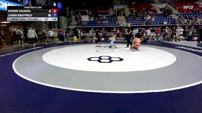 120 lbs Cons. Rd Of 64 - Clifton Bakhsh, DE vs Max Millage, IA