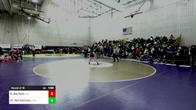 126 lbs Round Of 16 - Sam Bartlett, Westwood vs Mario Del Vecchio, St. Mary