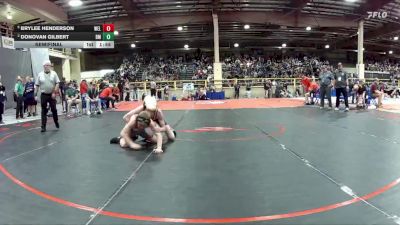 113 lbs Semifinal - Brylee Henderson, Wells vs Donovan Gilbert, Battle Mountain