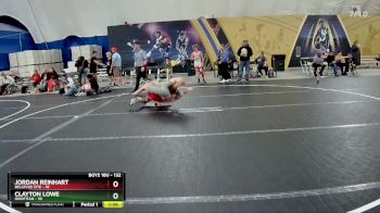 132 lbs Cons. Semi - Jordan Reinhart, Bellevue Eite vs Clayton Lowe, OhioTitan