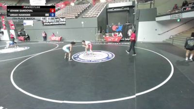 138 lbs 5th Place Match - Jovani Sandoval vs Uriah Hawkins, Granite Wrestling Club