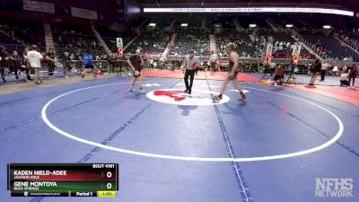 4A-215 lbs Cons. Round 1 - Gene Montoya, Rock Springs vs Kaden Nield-Adee, Jackson Hole