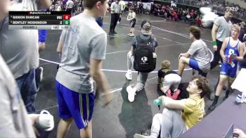 140 lbs Round 1 - Gideon Duncan, Wahoo Wrestling Club vs Bentley Hoskinson, Junior Eagles