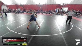 182 lbs Quarterfinal - Ryan Roy, Wisconsin vs Jonas Baekkelund, Hawaii