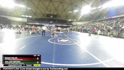59 lbs Cons. Round 2 - Isaiah Palos, Mat Demon Wrestling Club vs Walker Brown, Punisher Wrestling Company