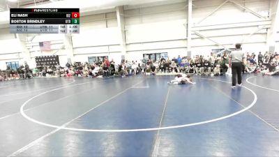 92 lbs Quarterfinals (8 Team) - Boston Brindley, Utah Black vs Eli Nash, Idaho 2