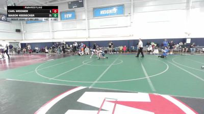 C-96 lbs Semifinal - Carl Weidner, IL vs Mason Keesecker, PA
