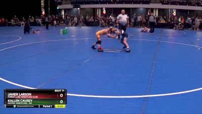 55 lbs Semifinal - Javier Larson, Forest Lake Wrestling Club vs Kallen Causey, MATPAC Wrestling - ND