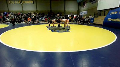 168 lbs Consi Of 16 #1 - Austin Ley, Brush (CO) vs Daniel Patrick, Roseburg (OR)