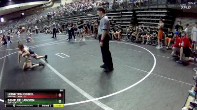 90 lbs Round 1 (6 Team) - Leighton Dinkel, Kansas Cobra vs Bentlee Lawson, Kentucky