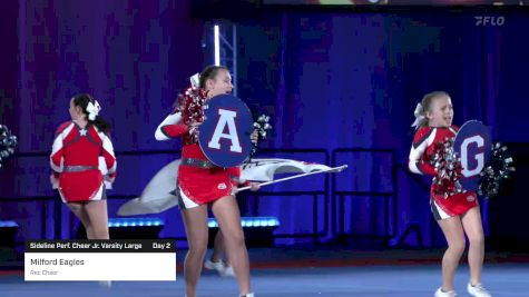 Milford Eagles - Rec Cheer [2023 Sideline Perf. Cheer Jr. Varsity Large Day 2] 2023 Pop Warner National Cheer & Dance Championship