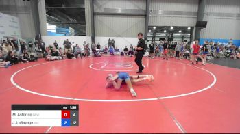 36 kg Consi Of 4 - McKenzie Astorino, PA West Black vs Julianna LaSavage, Badger Girls Elite