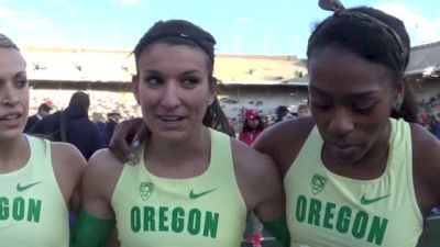 Oregon women after stunning SMR finish and win