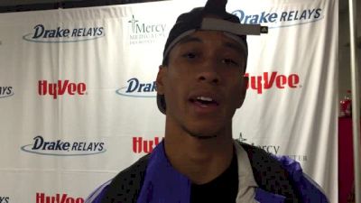 Aleec Harris with breakout performance in stacked 110m hurdle field at Drake Relays