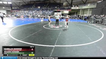 93 lbs Quarterfinal - Esabellah Warnken, Team Scorpion Wrestling Club vs Rihanna Howard, Okanogan Underground Wrestling Club