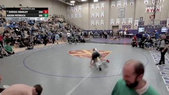 144 lbs Champ. Round 2 - Joshua Hensley, Stewart Creek vs Ascen Petricca, Green Hills