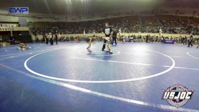 67 lbs Rr Rnd 1 - David Wilson, Newcastle Youth Wrestling vs Koylob Gonzales, Aztec Grappling Academy