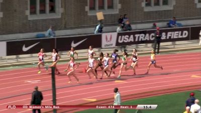 Women's Mile  (Event 474 - Olympic Development, Gallagher takes down Sheila Reid)