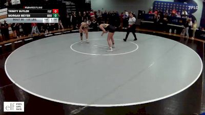 135 lbs. Champ. Round 1 - Morgan Meyer, Windsor (Imperial) vs Trinity Butler, Festus