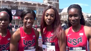 Team USA after 4x2 victory at Penn Relays